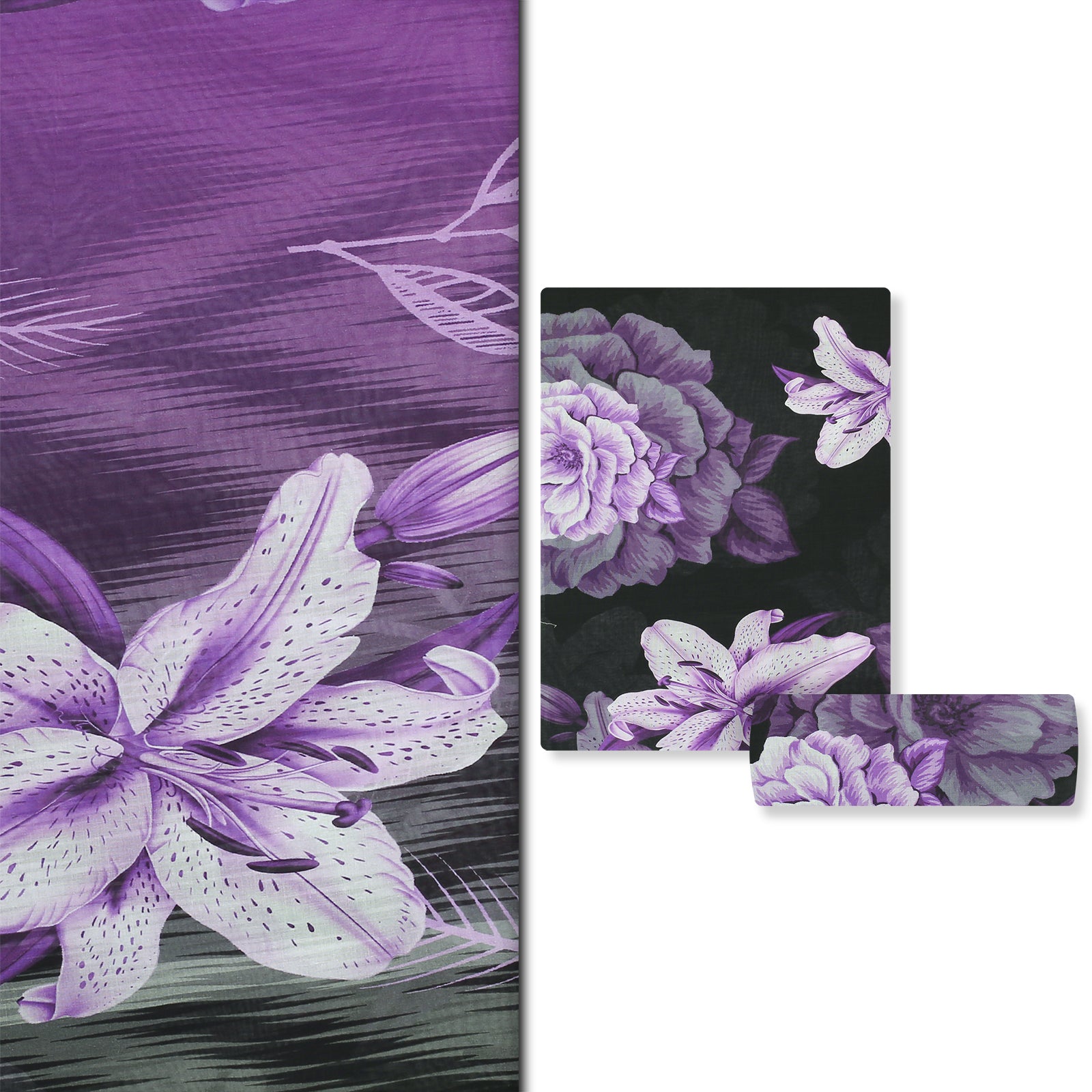 Violet Luxe Lawn 3-piece