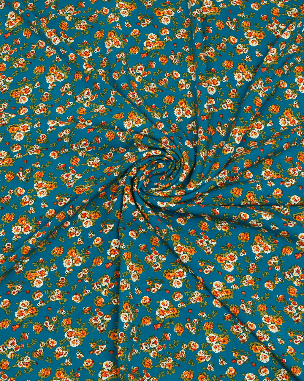 Calico Teal Linen 2 Piece