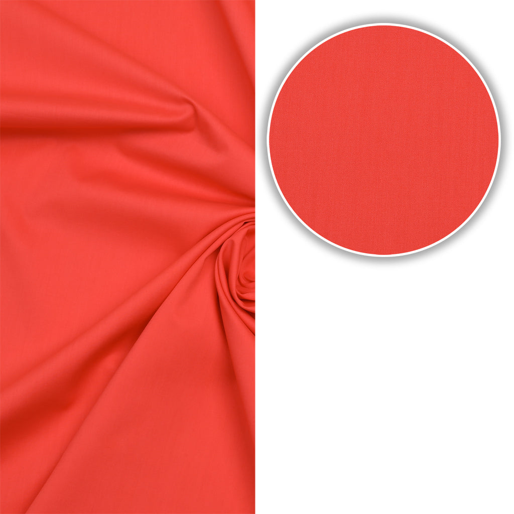 Vibrant Red Cotton 2pc