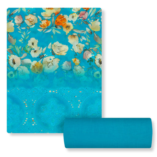 Cerulean Bloom Lawn 3pc