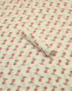 Floral Stamp Linen 2 Piece