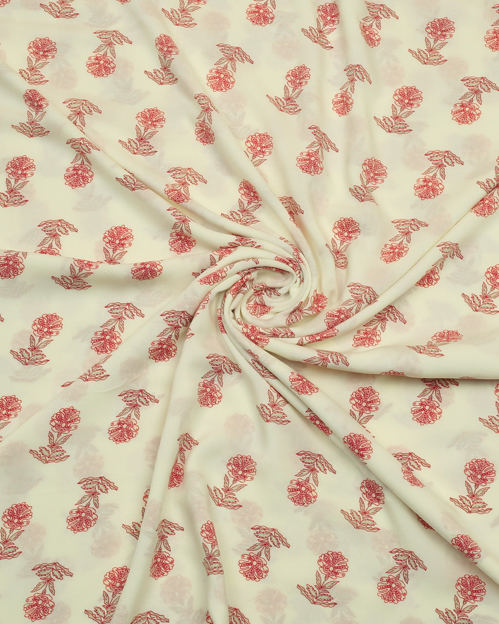Floral Stamp Linen Shirt