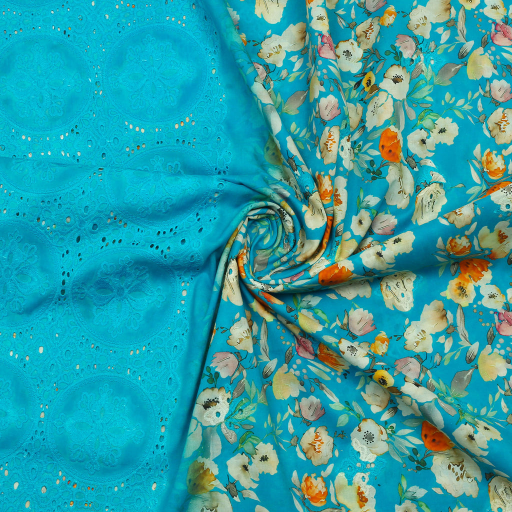 Cerulean Bloom Lawn 3pc