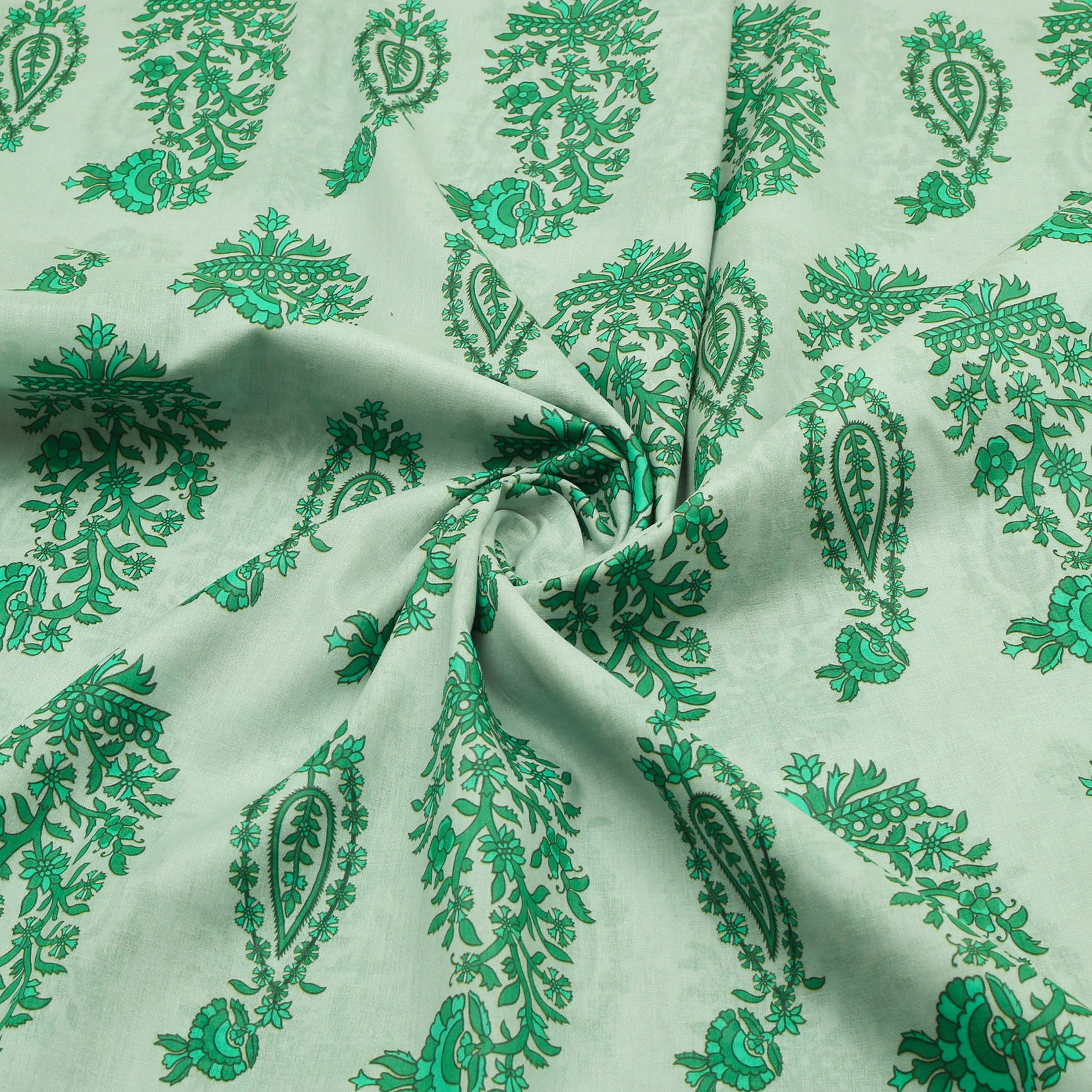 Emerald Paisley Lawn Shirt