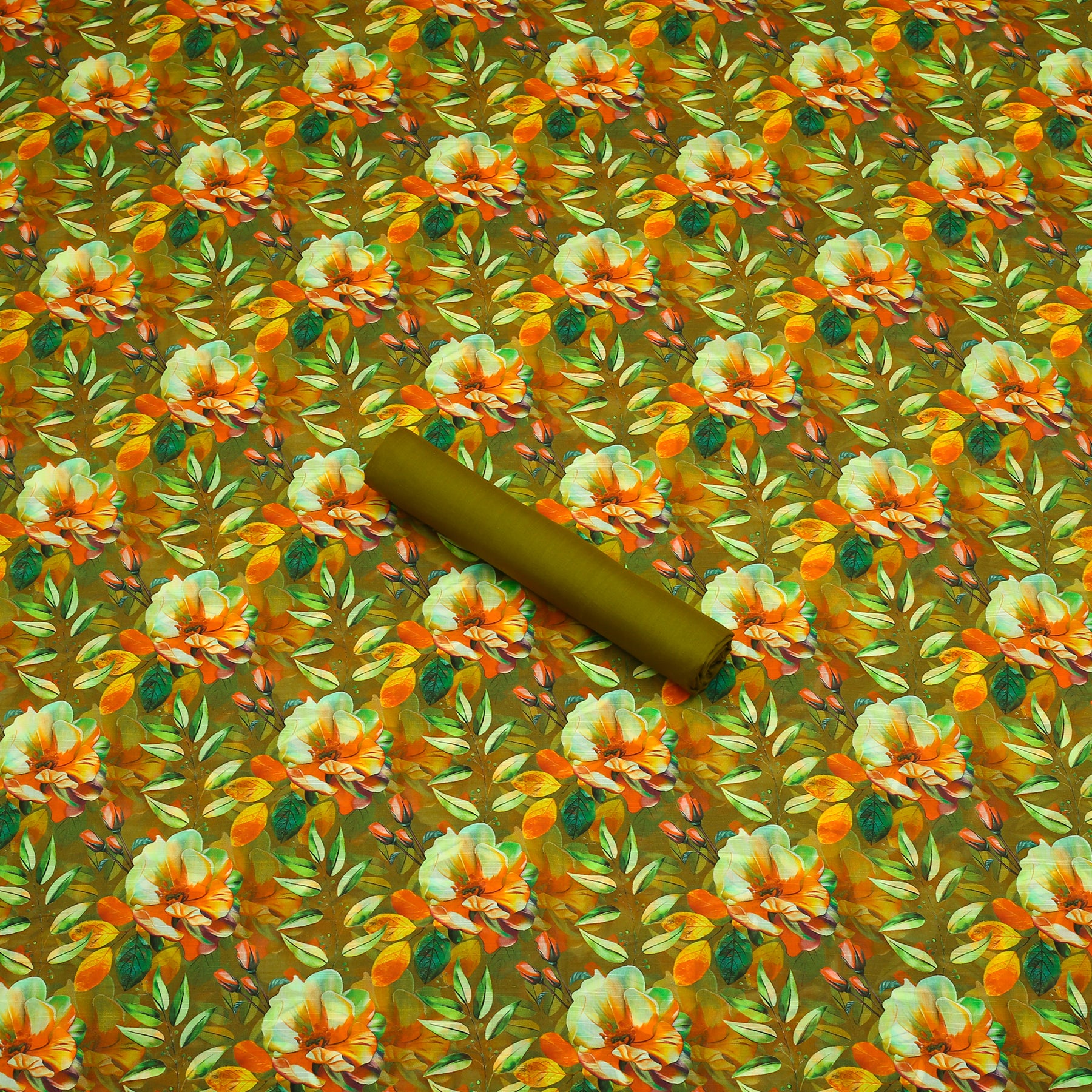 Floral Slub Lawn 2pc