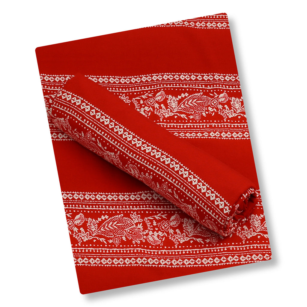 Crimson Charm Linen 2pc
