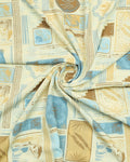 Ivory Patchwork Linen Shirt