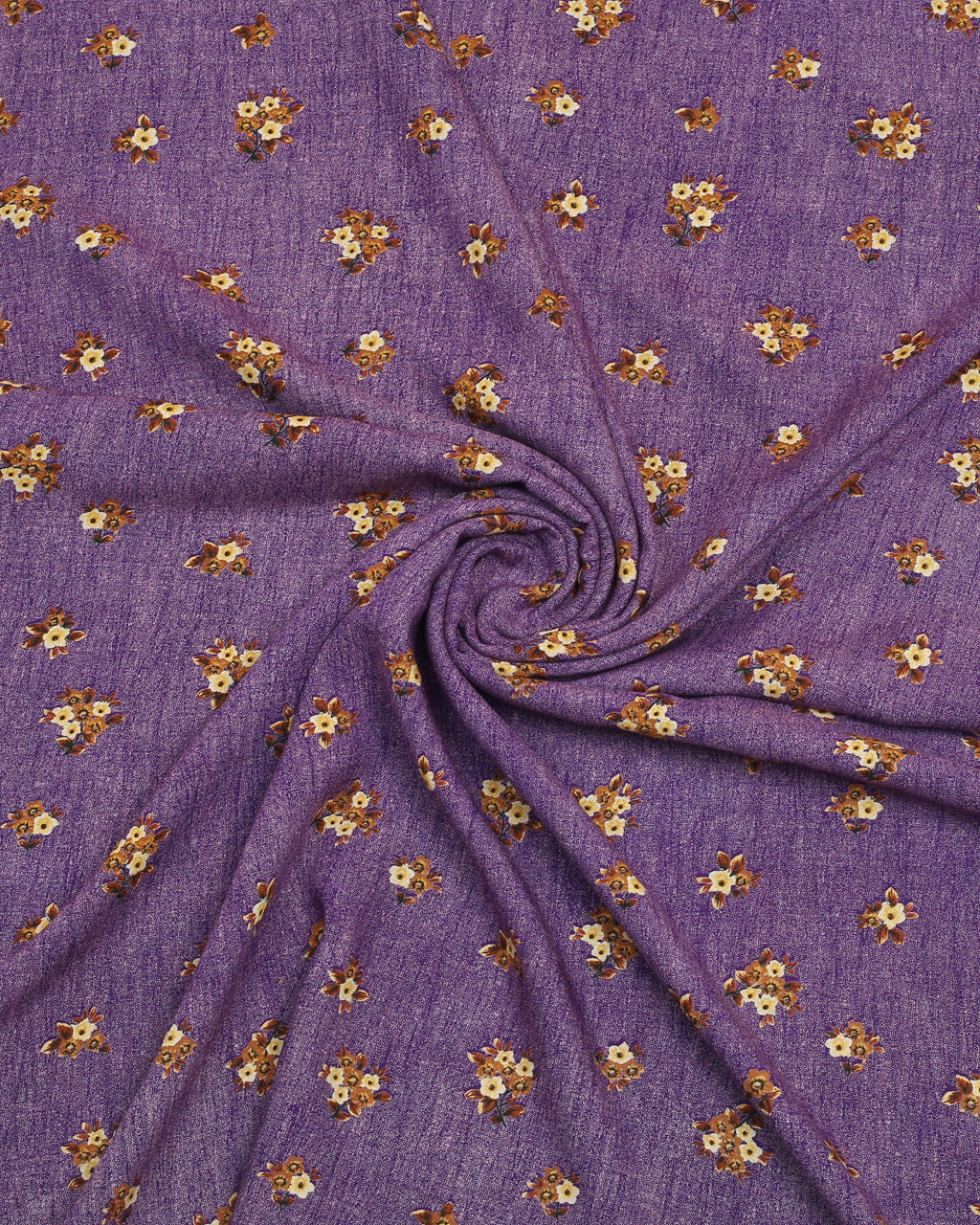 Grape Floral Linen 2 Piece