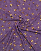Grape Floral Linen 2 Piece