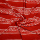 Crimson Charm Linen Shirt