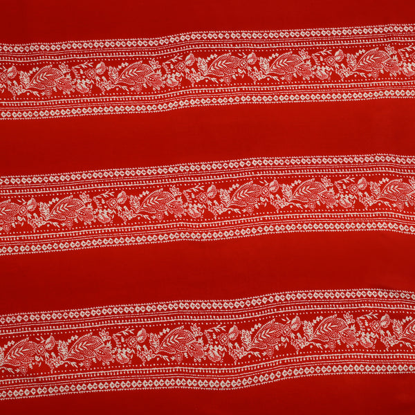Crimson Charm Linen Shirt
