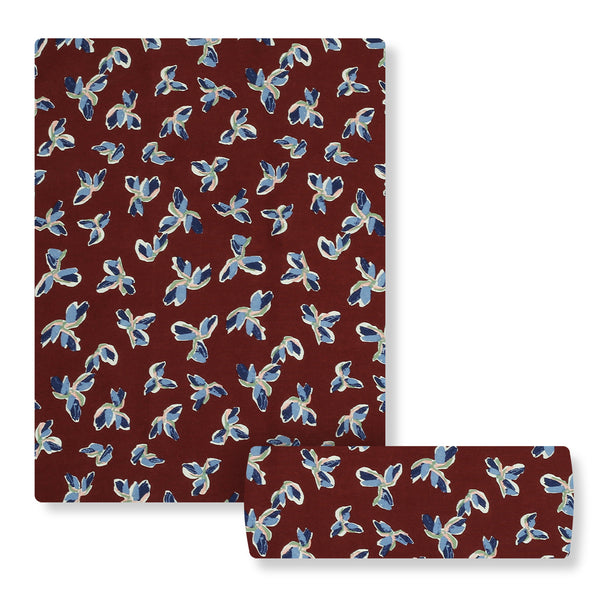 Majestic Maroon Linen 2pc