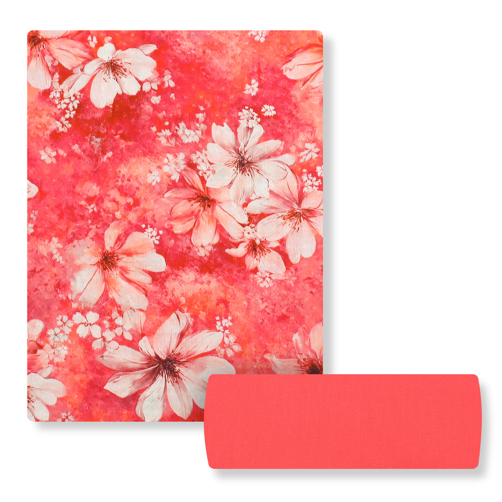 Vermilion Bloom Blended Lawn 2PC