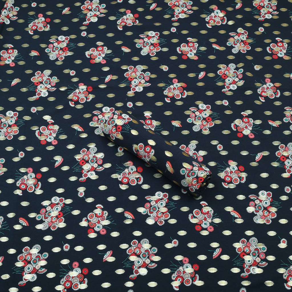 Navy Bloom Linen 2pc