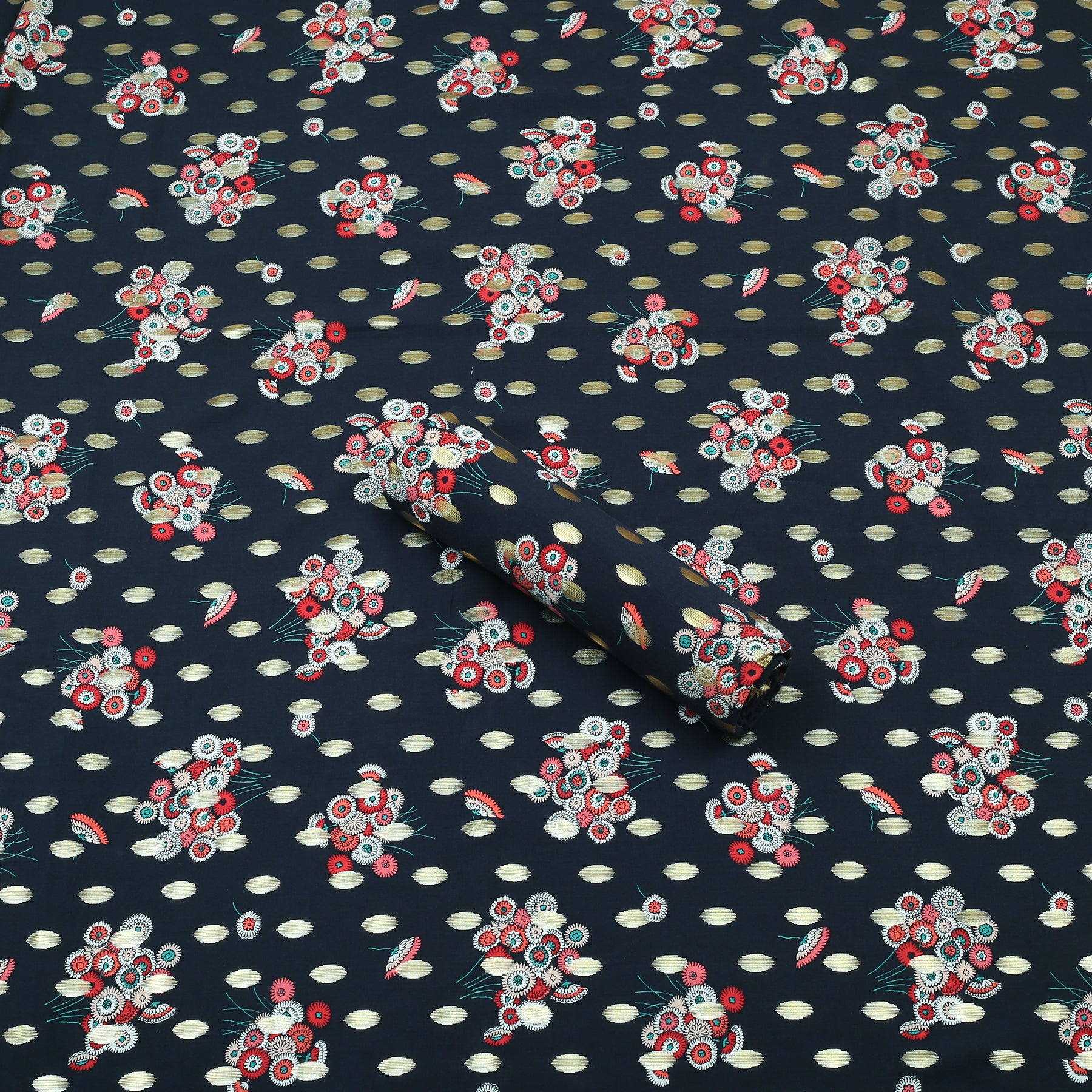 Navy Bloom Linen 2pc