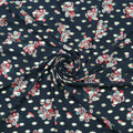 Navy Bloom Linen Shirt