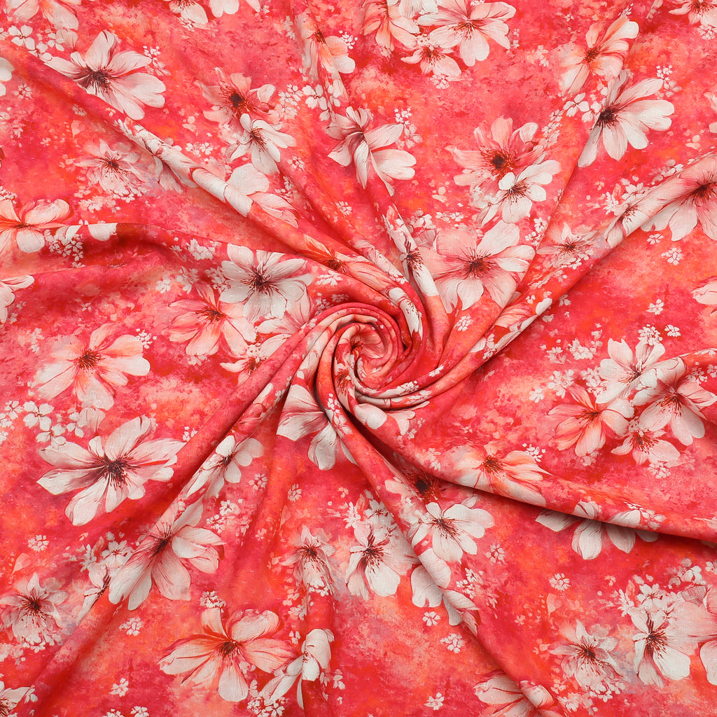 Vermilion Bloom Blended Lawn 2PC