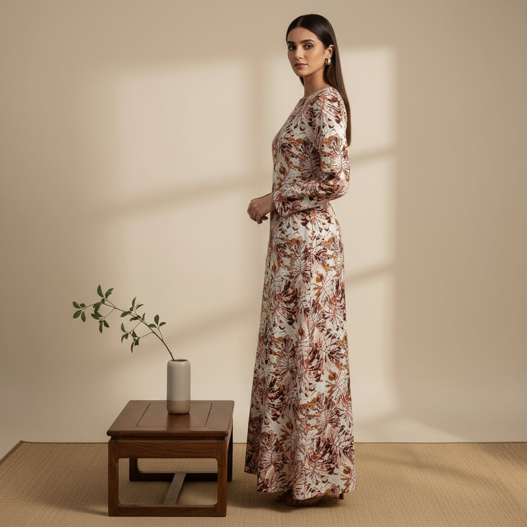 Amber Foliage Linen 2pc