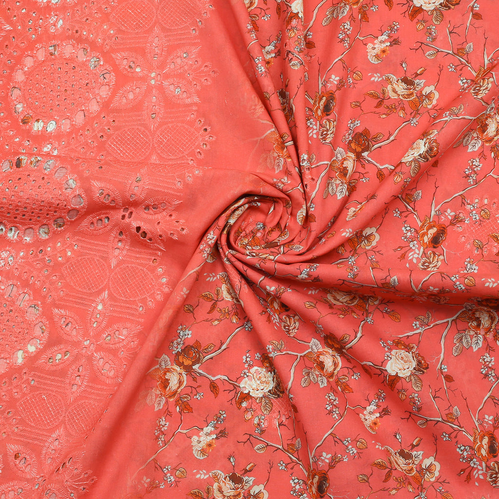 Coral Rose Lawn 3pc