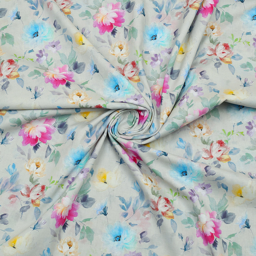 Pastel Petals Lawn 2pc