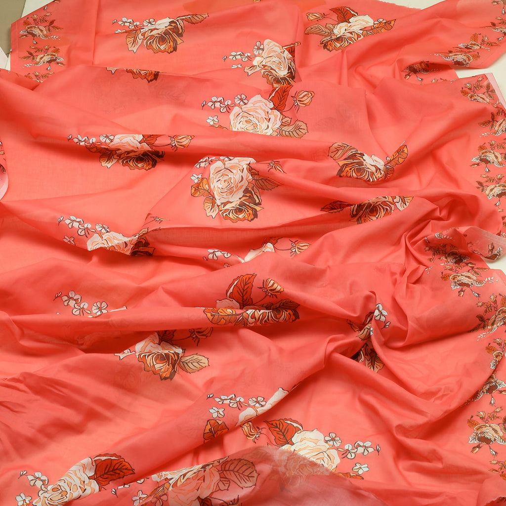 Coral Rose Lawn 3pc