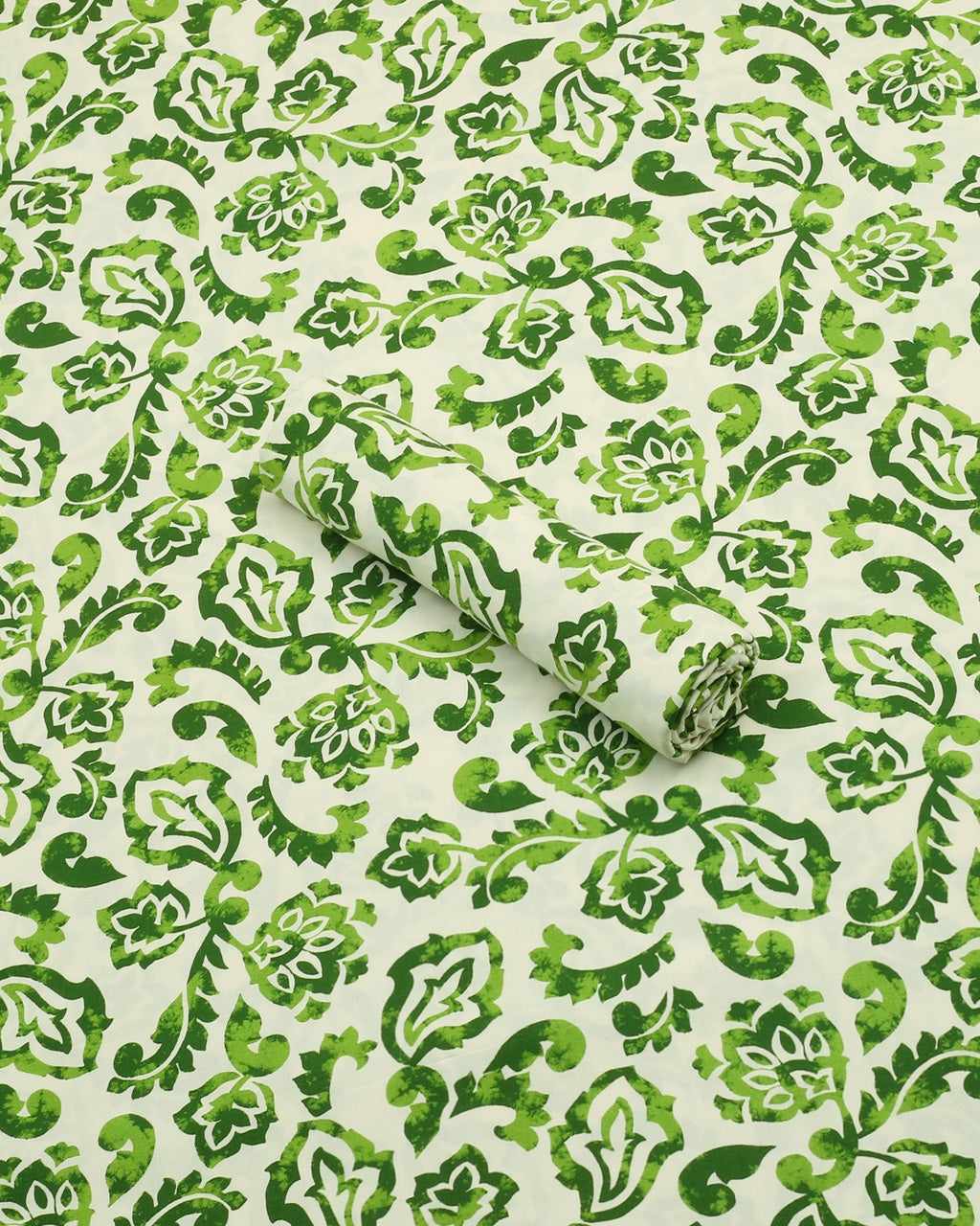 Green Damask Linen 2 Piece