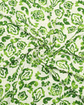 Green Damask Linen Shirt