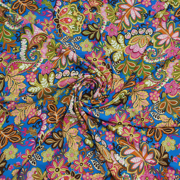 Royal Bloom Linen Shirt