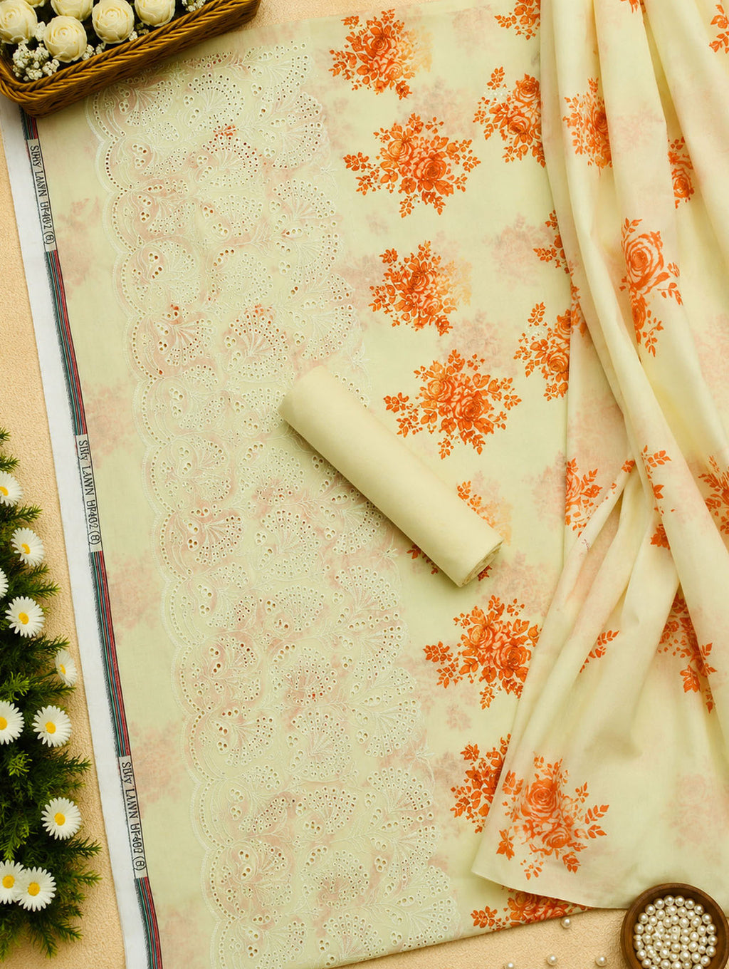 Amber Petal Lawn 3pc