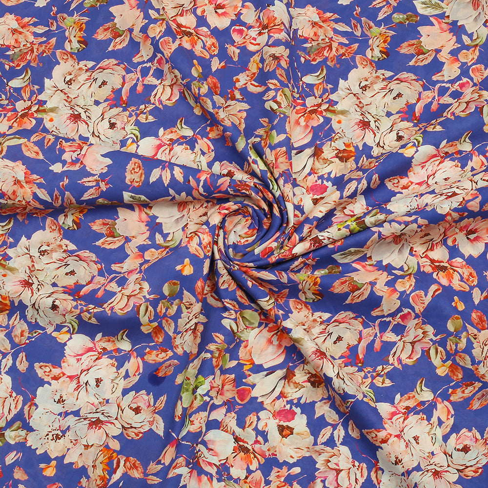 Blue Orchid lawn 2pc
