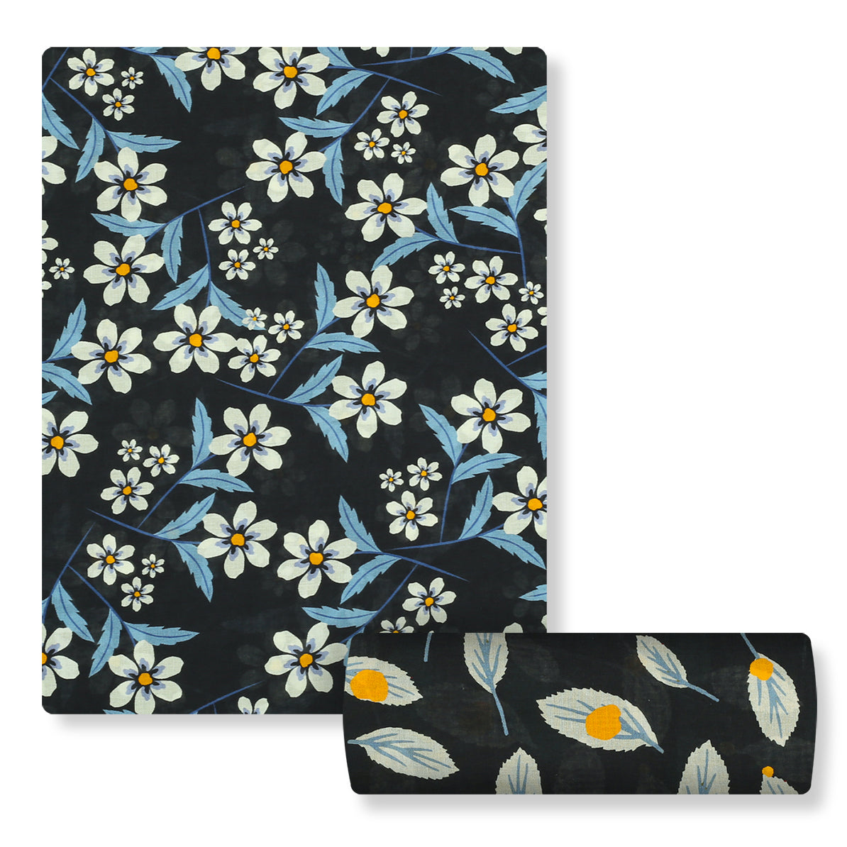 Midnight Daisy Lawn 2pc