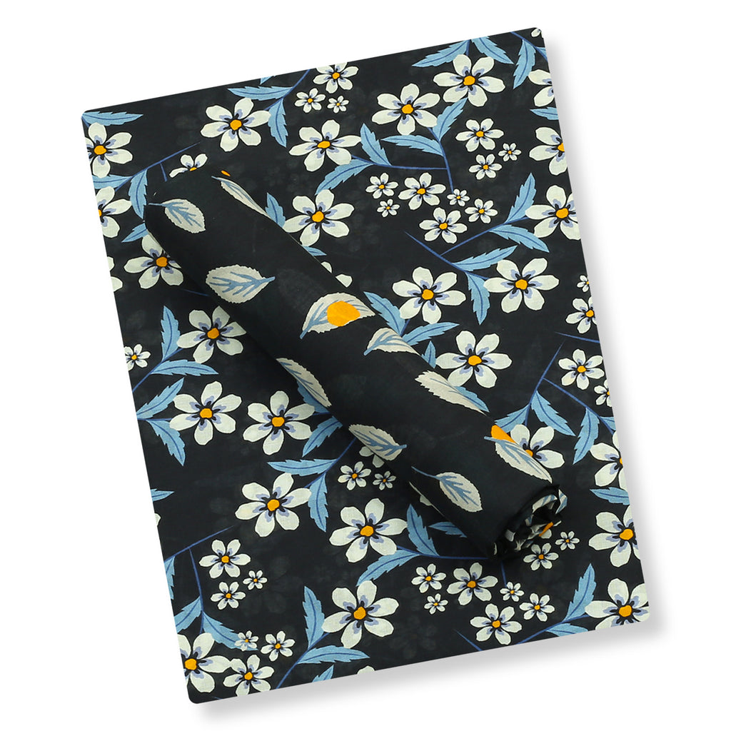 Midnight Daisy Lawn 2pc