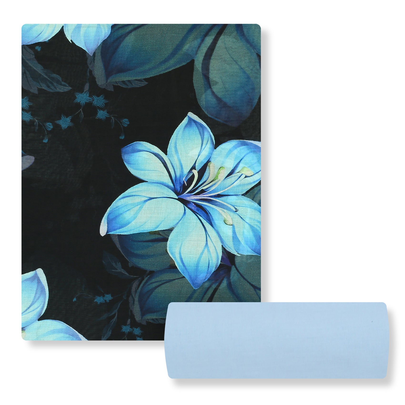Blue Noir lawn 2pc