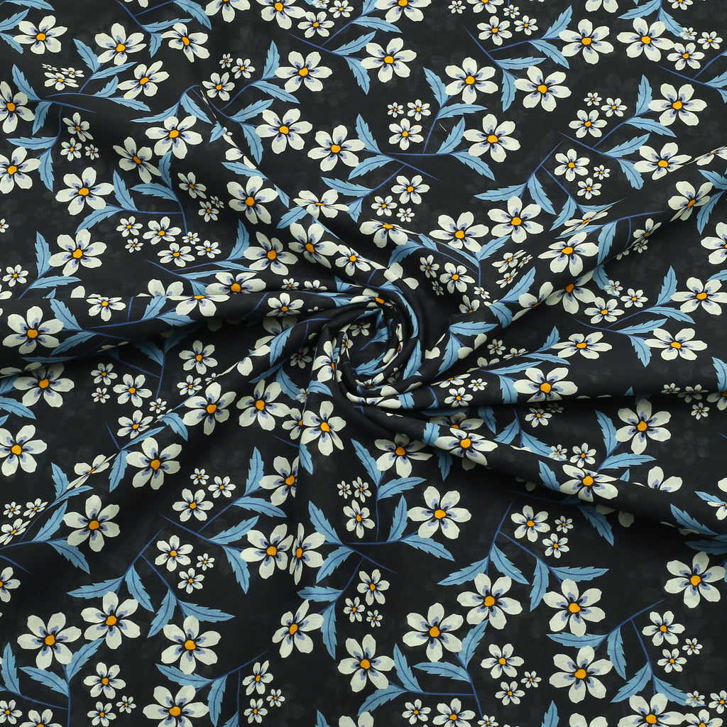 Midnight Daisy Lawn 2pc