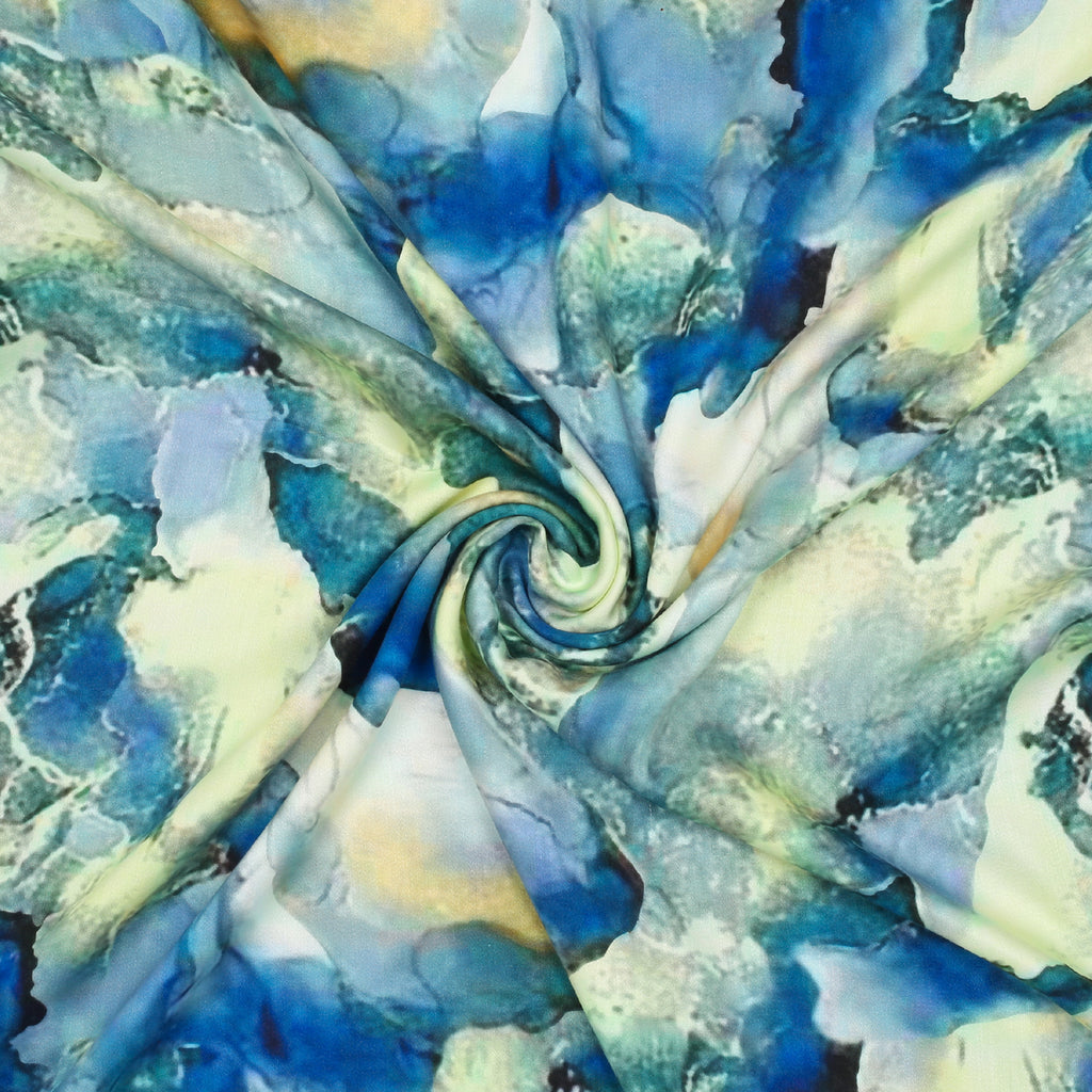 Digital Printed  Kundan Marina 2PC