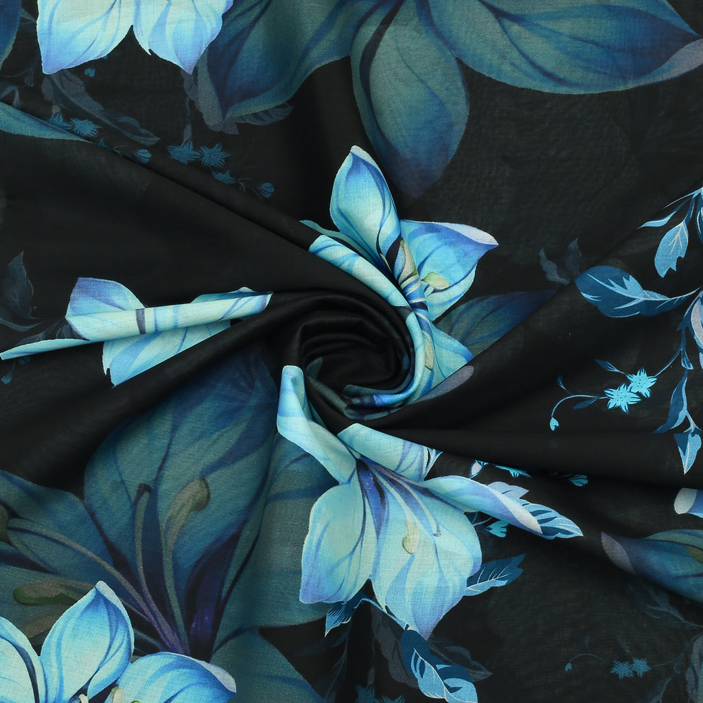 Blue Noir lawn 2pc