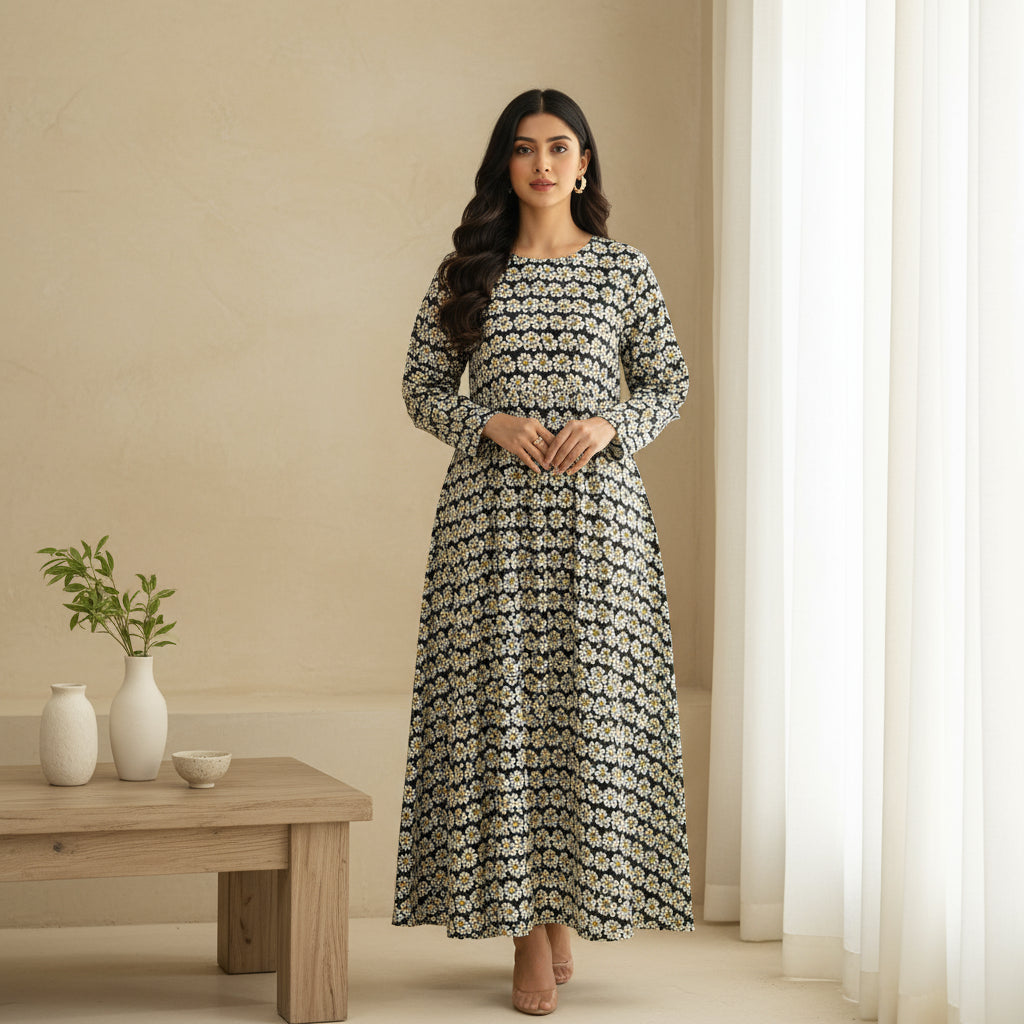 Daisy Noir Linen 2pc