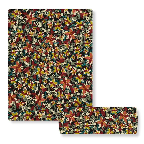 Dusky Florals Linen 2pc