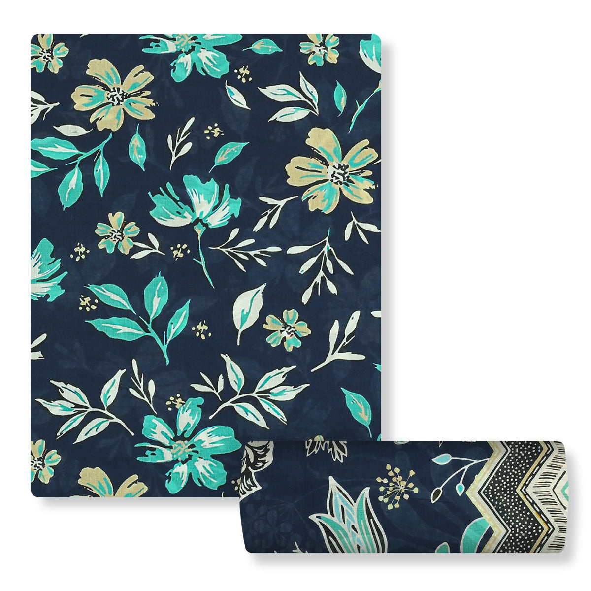 Indigo Bloom Lawn 2pc