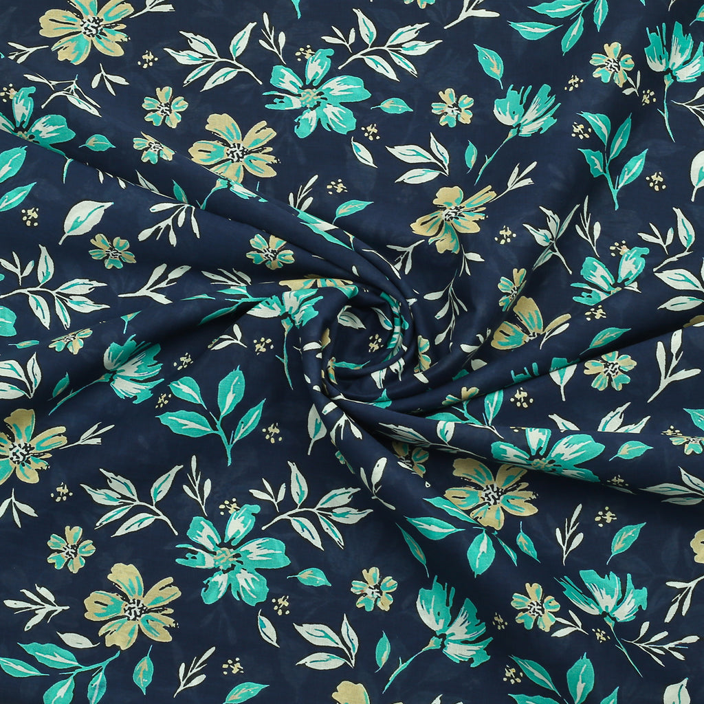Indigo Bloom Lawn 2pc
