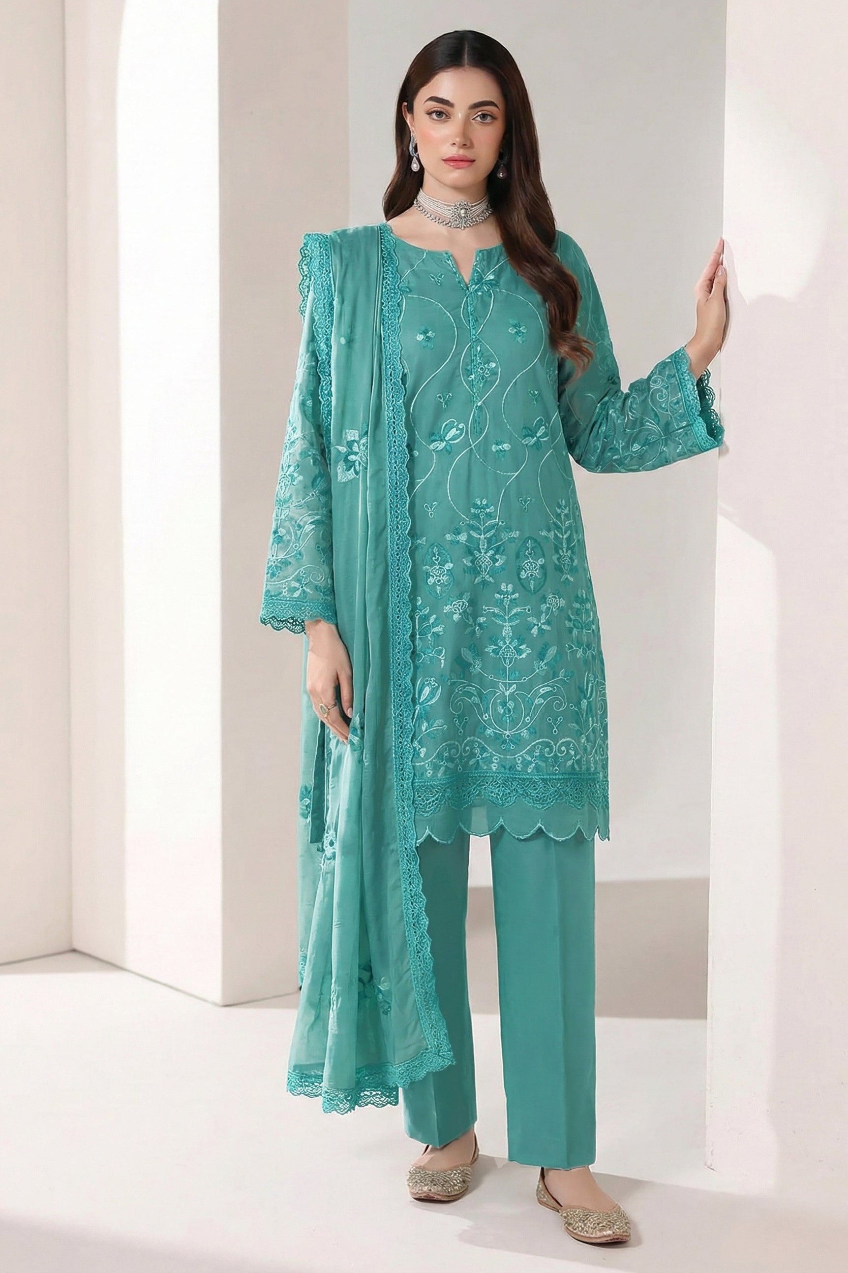 Rang-e-Maahi Lawn 3-piece