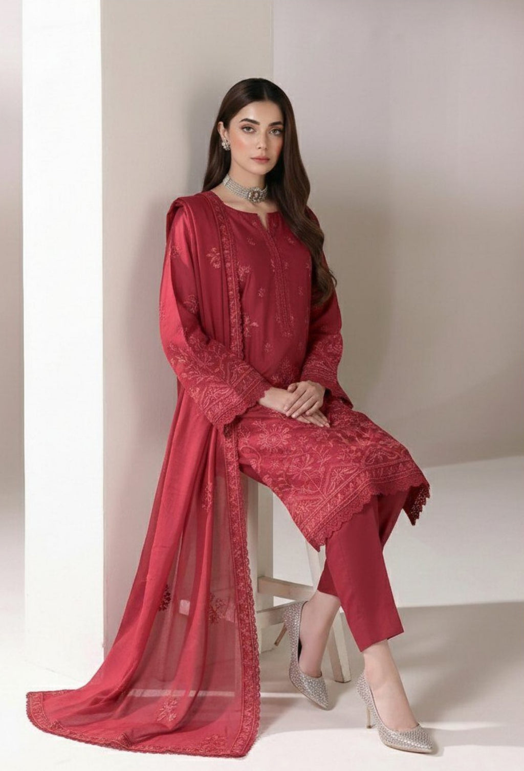Raqs-e-Lal Lawn 3-piece
