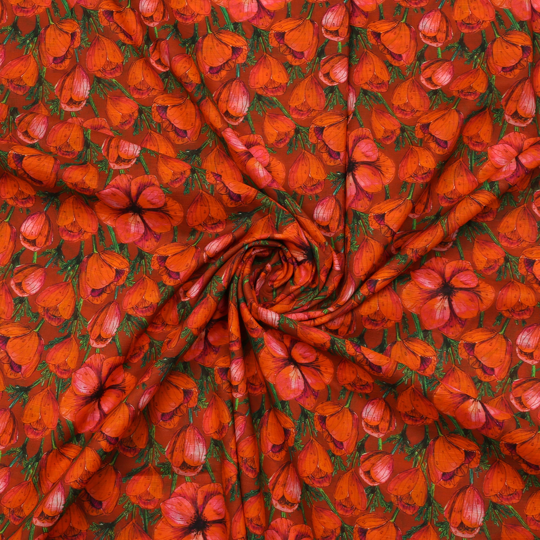 Berry Floral Lawn Shirt