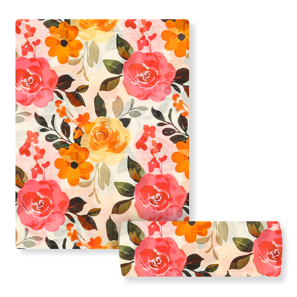 Coral Azure Lawn 2pc