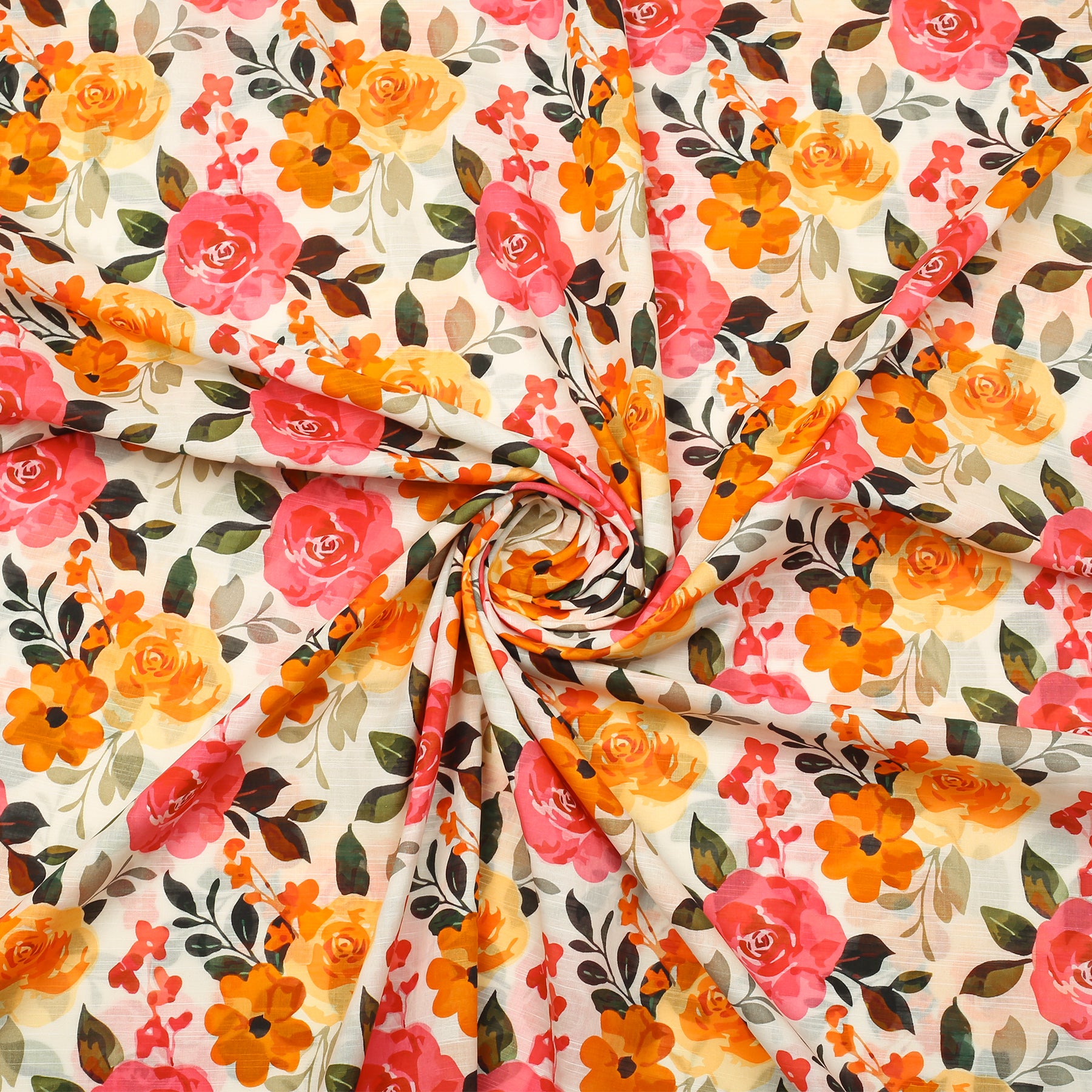 Coral Azure Lawn Shirt