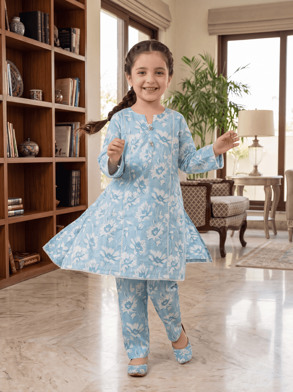 Elegant Sky Co-Ord Set