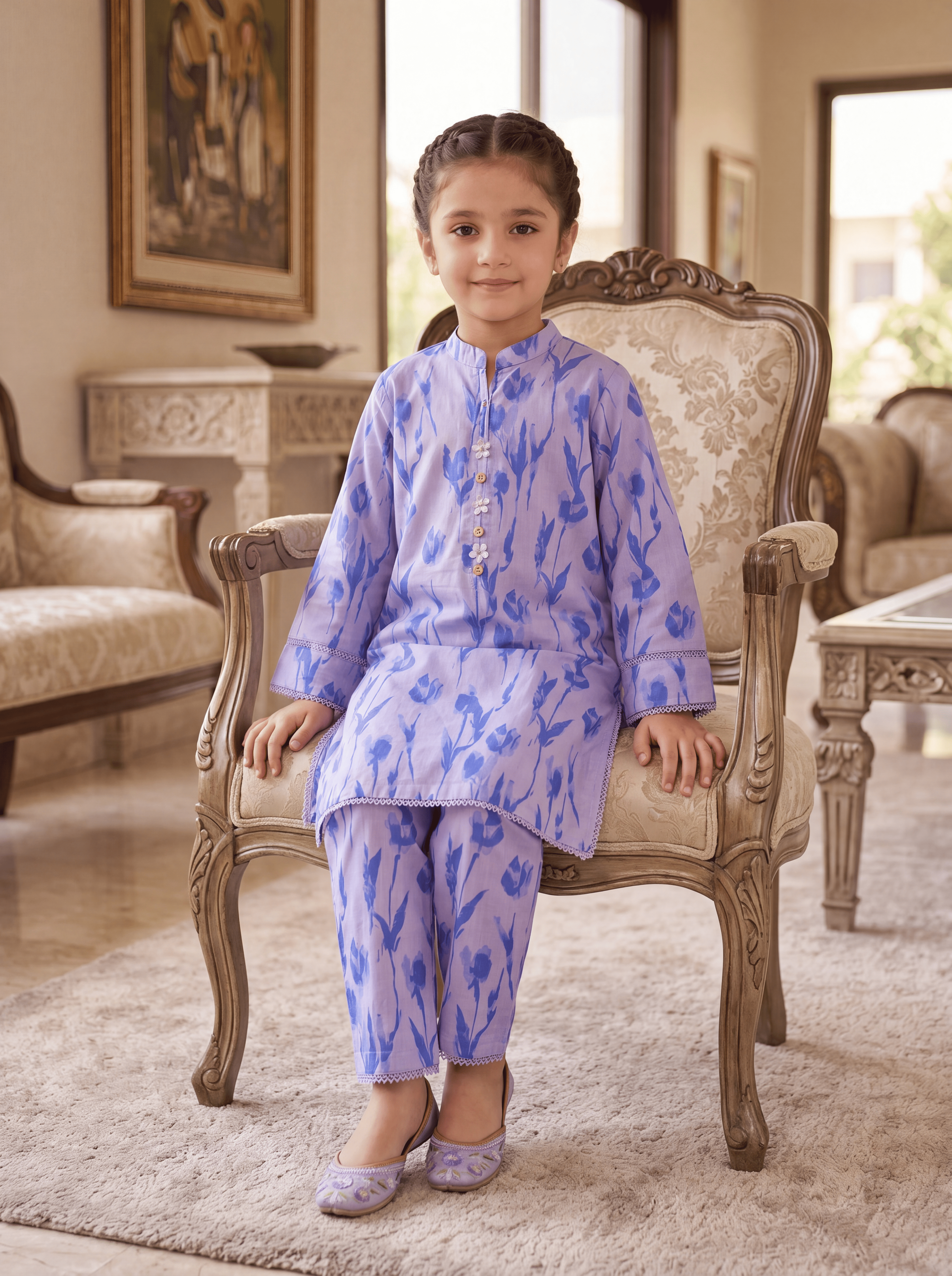 Floral Sketch Co-Ord Set