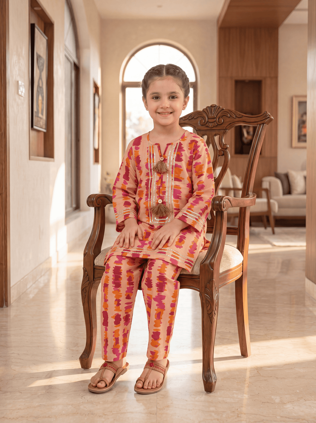 Warm Peach Co-Ord Set