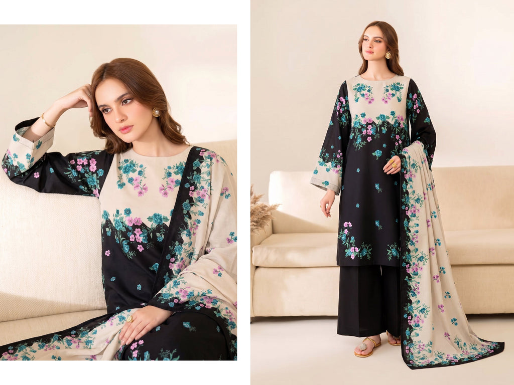 Black Orchid Linen 3 Piece
