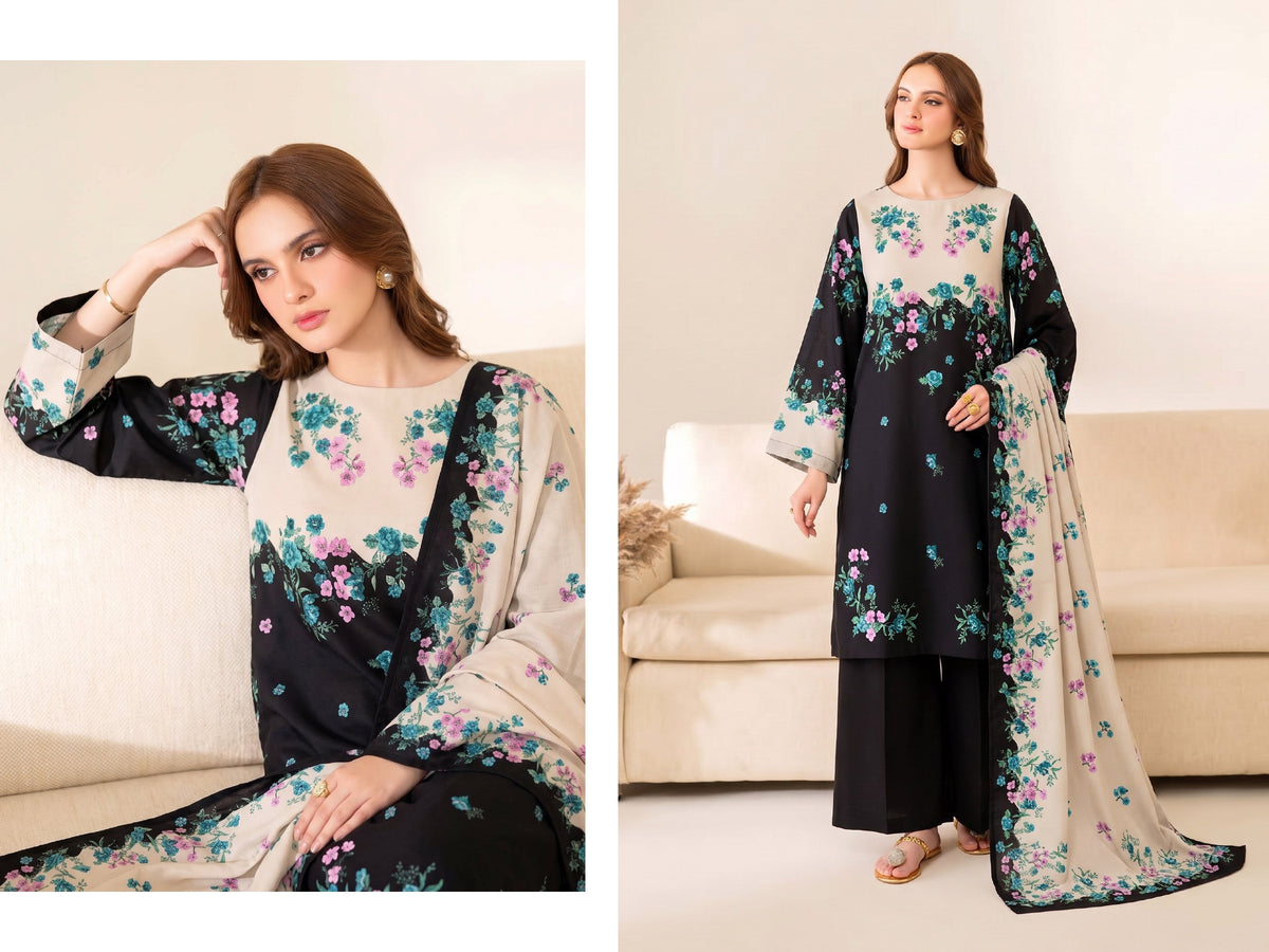 Black Orchid Linen 3 Piece